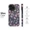 Midnight Garden Pink Floral Blooms Phone Case iPhone Samsung Cover Pixel 7219 - Image 7