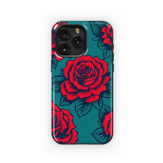 Midnight Ink Rose Garden Phone Case iPhone Samsung Cover Pixel 6256