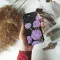 Midnight Lilac Garden Floral Illustration Phone Case iPhone Samsung Cover Pixel 8012 - Image 4