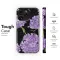 Midnight Lilac Garden Floral Illustration Phone Case iPhone Samsung Cover Pixel 8012 - Image 6