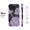 Midnight Lilac Garden Floral Illustration Phone Case iPhone Samsung Cover Pixel 8012 - Image 7