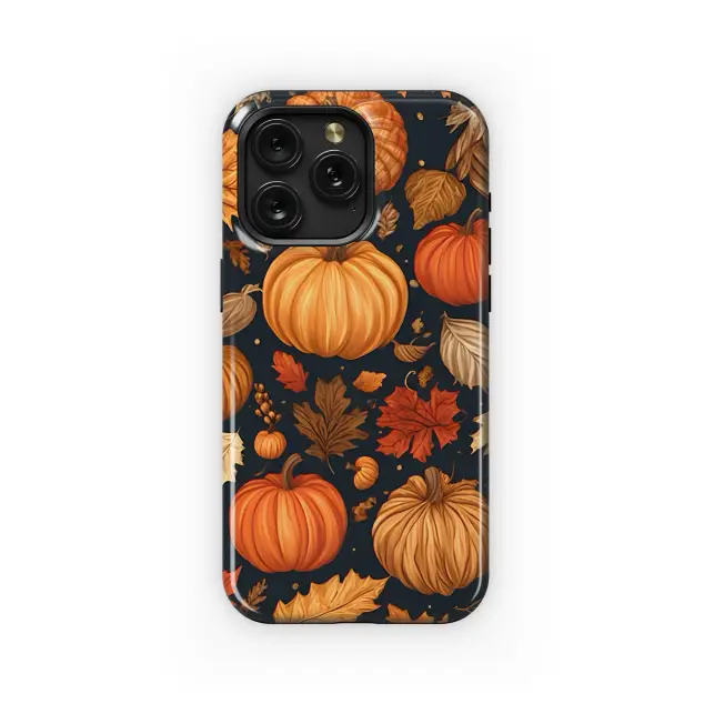 Midnight Pumpkin Harvest Pattern Phone Case iPhone Samsung Cover Pixel 7745