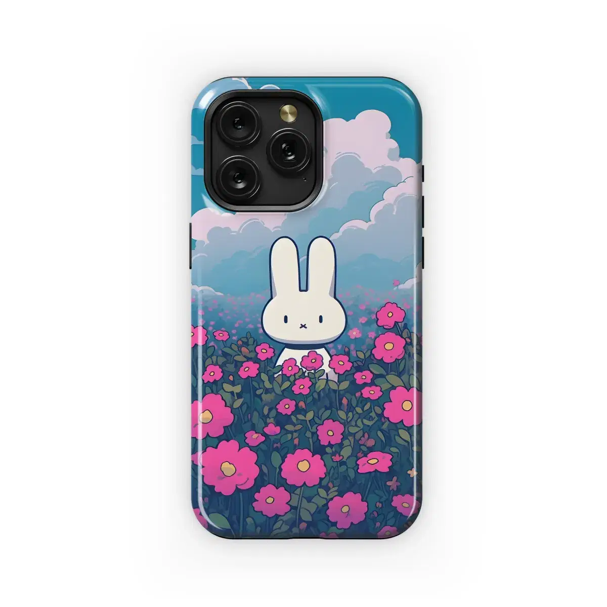 Miffy Meadow Flower Phone Case iPhone Samsung Cover Pixel 1850 - Image 1