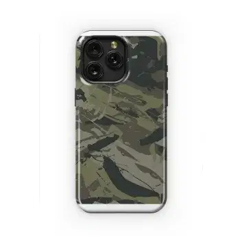 Military Camo Seamless Phone Case iPhone Samsung Cover Pixel 2197 - Image 1