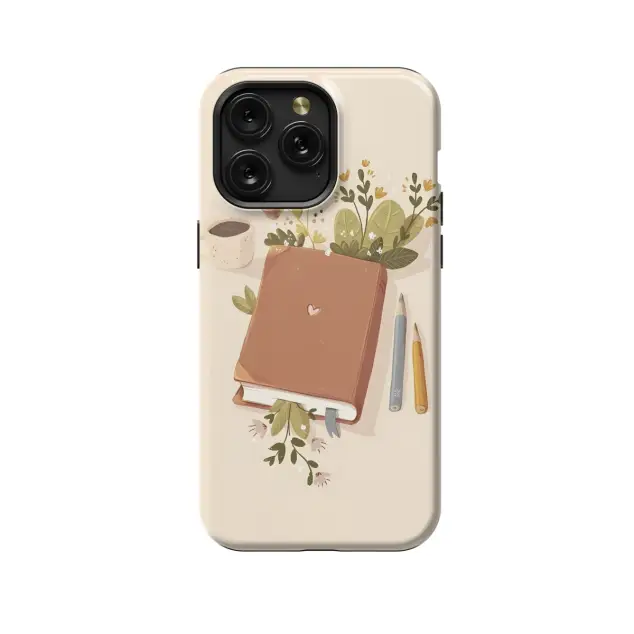 Minimalist Book Phone Case iPhone Samsung Pixel & More 414