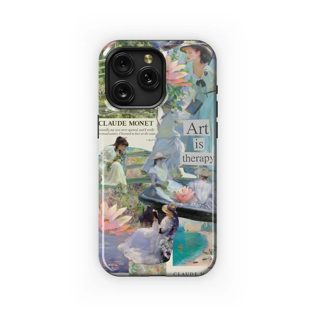 Monet's Garden Art Therapy Phone Case iPhone Samsung Cover Pixel 4990 - Image 1