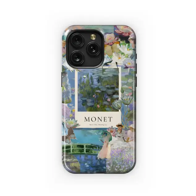 Monet's Water Lilies Collage Phone Case iPhone Samsung Cover Pixel 4988