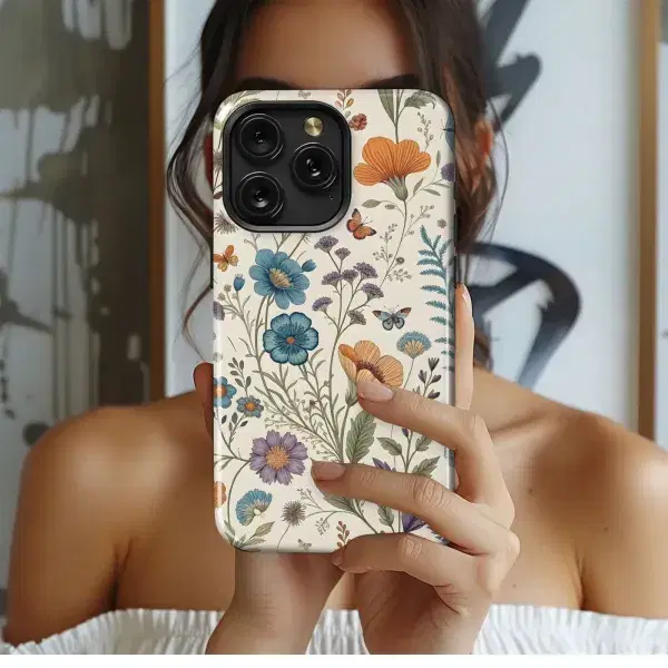 Monochrome Kiss Marks Phone Case iPhone Samsung Cover Pixel 4827 - Image 1