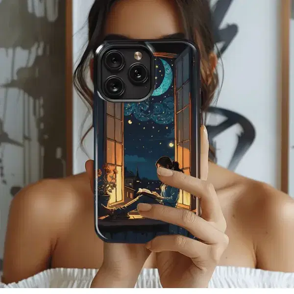 Moonlit Butterfly Garden
 Phone Case iPhone Samsung Cover Pixel 4441 - Image 1