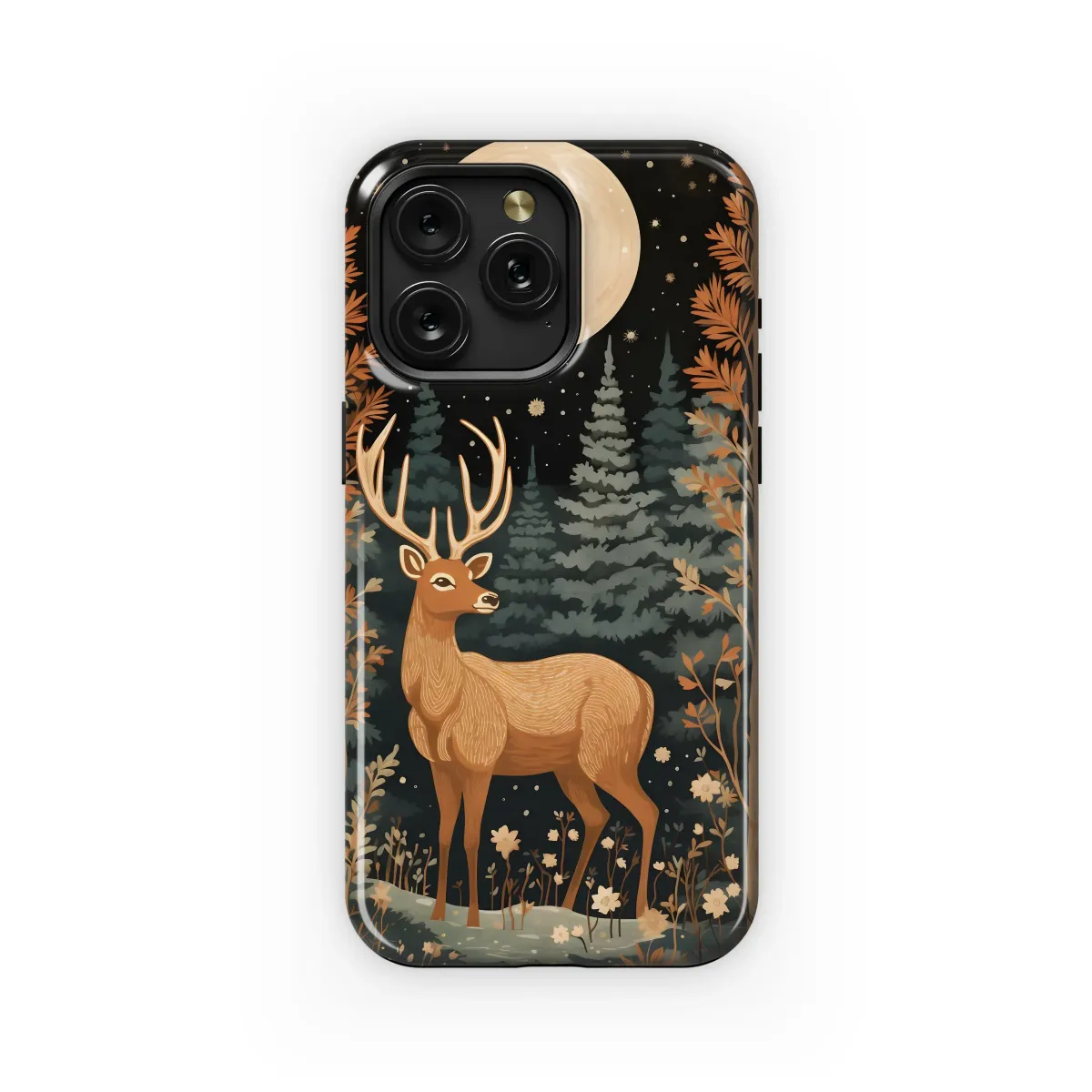 Moonlit Forest Deer
 Phone Case iPhone Samsung Cover Pixel 5657 - Image 1