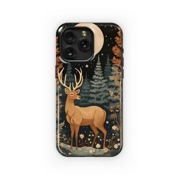 Moonlit Forest Deer
 Phone Case iPhone Samsung Cover Pixel 5657 - Image 1