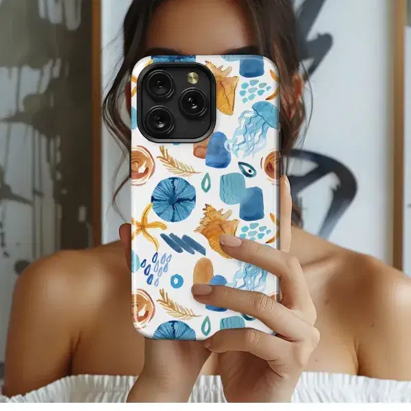Moonlit Meadow Dreamscape Phone Case iPhone Samsung Cover Pixel 5047 - Image 1