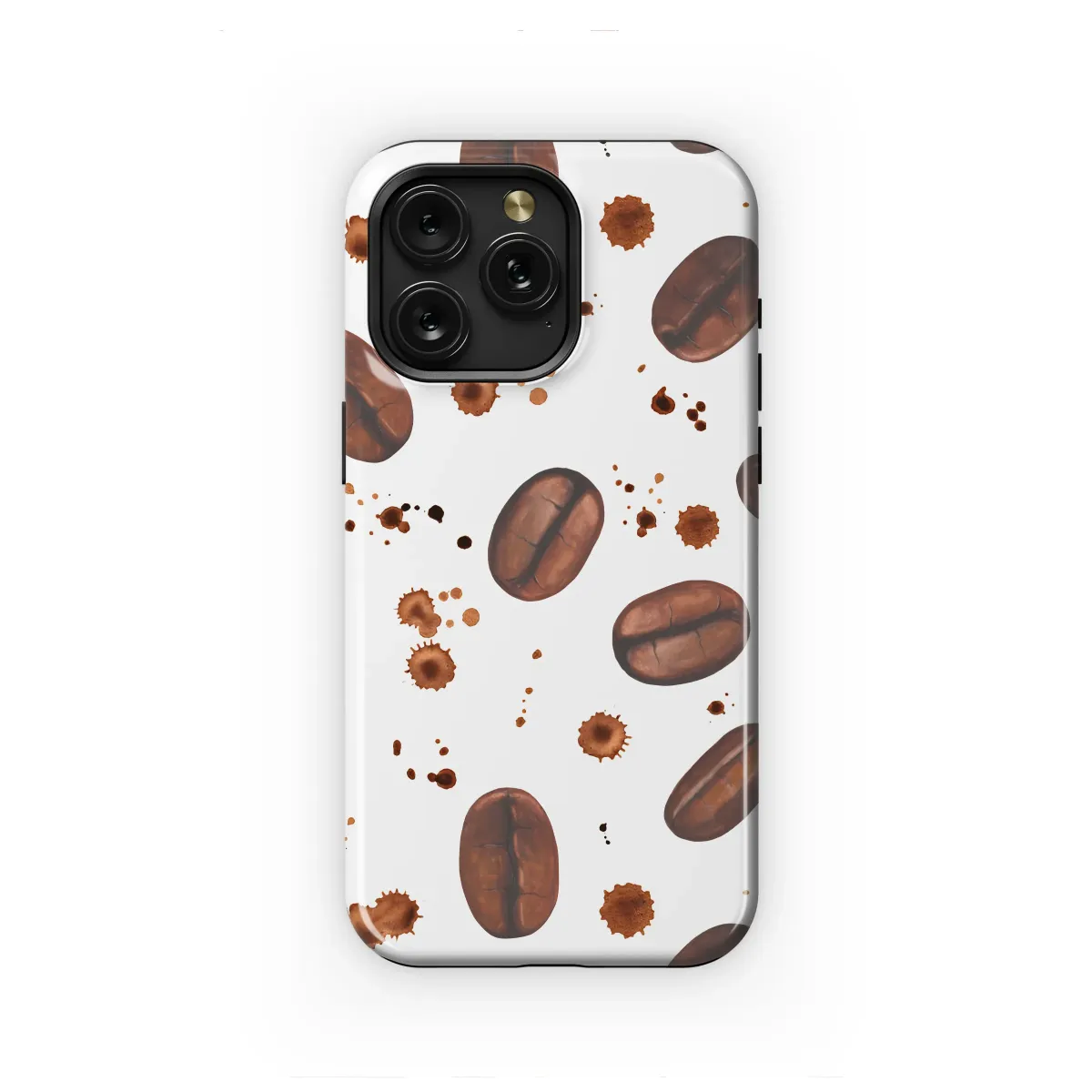 Morning Brew Watercolor Coffee Art Phone Case iPhone Samsung Cover Pixel 7747 - Image 1