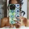 Moroccan Ogee Indigo Green Watercolor Phone Case iPhone Samsung Cover Pixel 2924 - Image 2