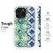 Moroccan Ogee Indigo Green Watercolor Phone Case iPhone Samsung Cover Pixel 2924 - Image 6