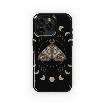 Moth Astrology Magic Phone Case iPhone Samsung Cover Pixel 2815 - Image 1