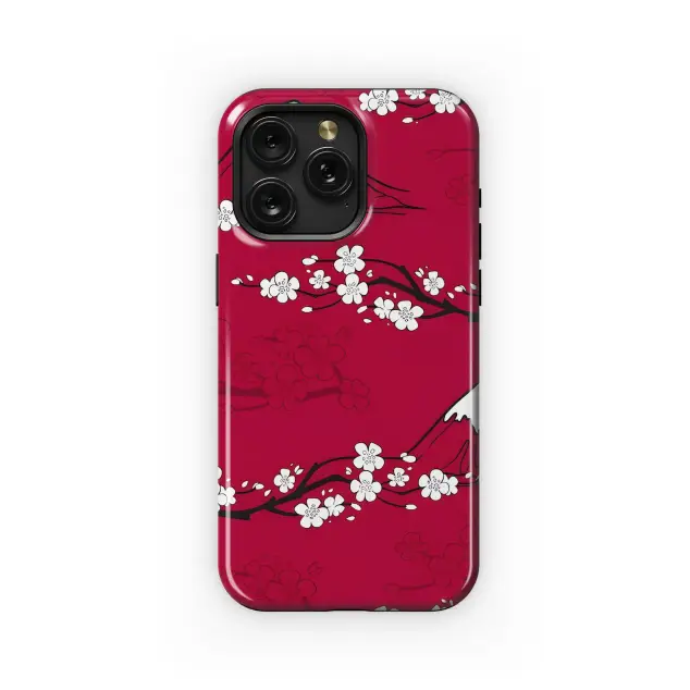 Mount Fuji Sakura Pattern Phone Case iPhone Samsung Cover Pixel 5268