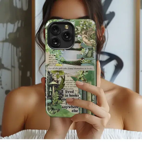 Mountain Collage Under Moonlight Phone Case iPhone Samsung Cover Pixel 4969 - Image 1