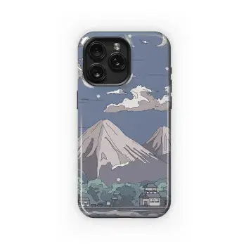 Mountain Moon Night Sky
 Phone Case iPhone Samsung Cover Pixel 4557 - Image 1