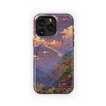 Mountain Moon Village
 Phone Case iPhone Samsung Cover Pixel 5544 - Image 1