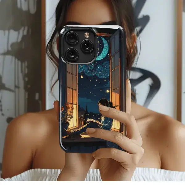 Mountain Road Dreamscape
 Phone Case iPhone Samsung Cover Pixel 4433 - Image 1