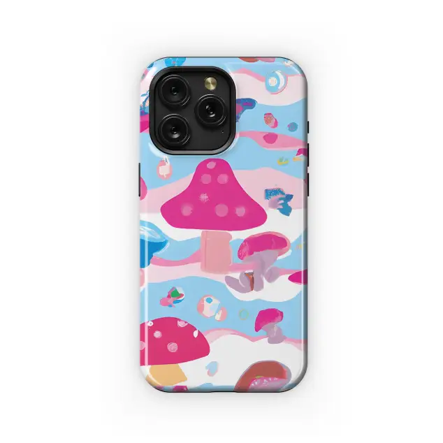 Mushroom Pink Phone Case iPhone Samsung Cover Pixel 3599