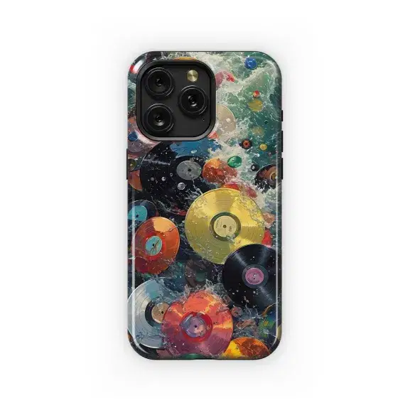 Music Vinyl Plate Sea Phone Case iPhone Samsung Cover Pixel 2074 - Image 1