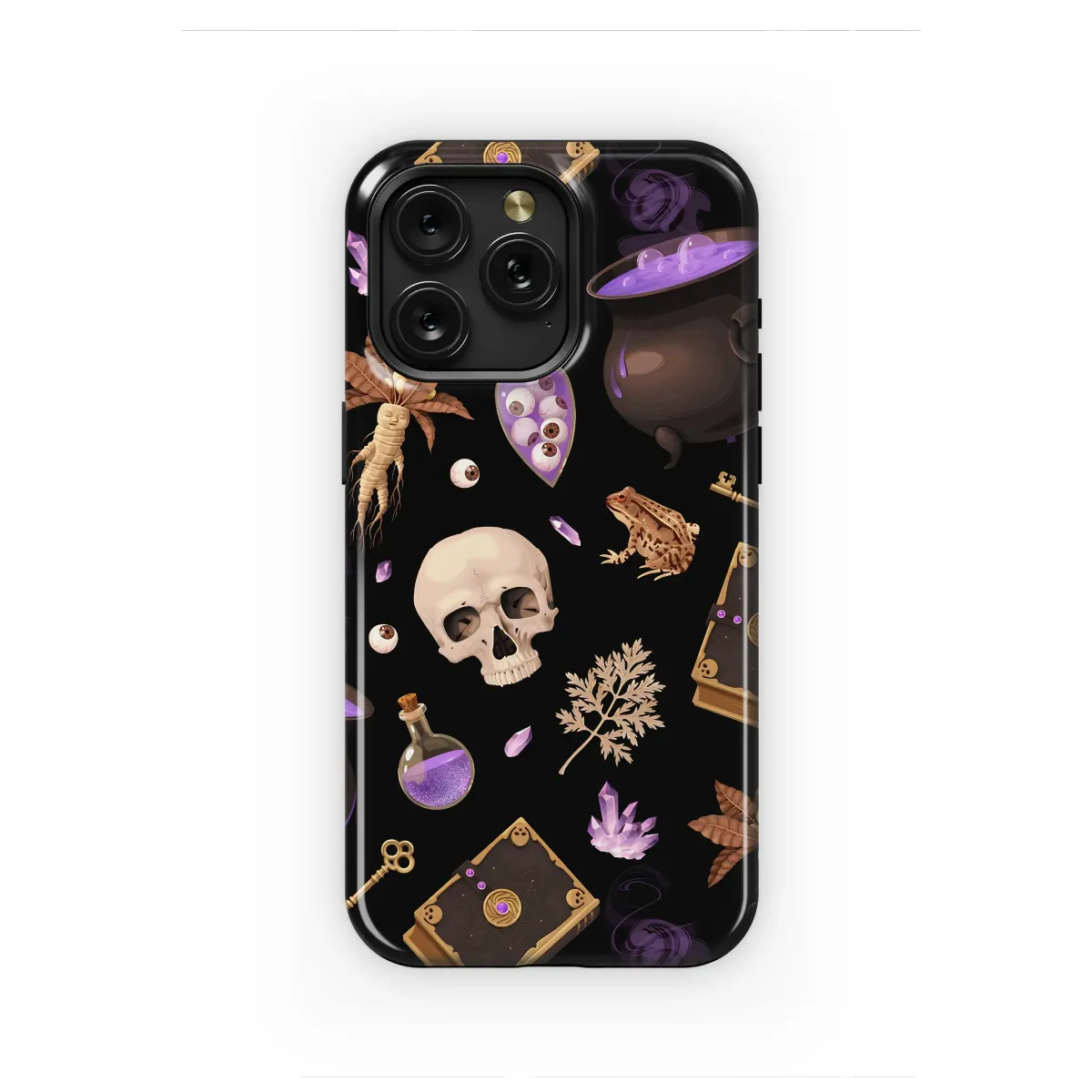 Mystic Alchemy Spellbound Grimoire Art Phone Case iPhone Samsung Cover Pixel 7479 - Image 1