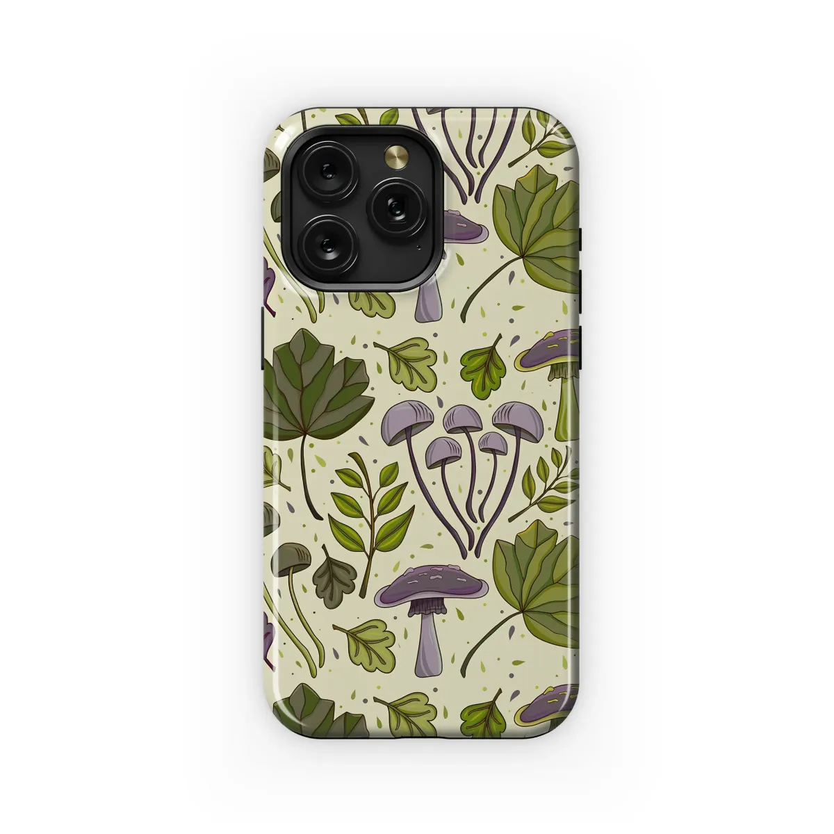 Mystic Mushroom Forest Floor Design Phone Case iPhone Samsung Cover Pixel 7028 - Image 1