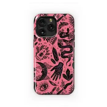 Mystic Pink Spells Phone Case iPhone Samsung Cover Pixel 4085 - Image 1