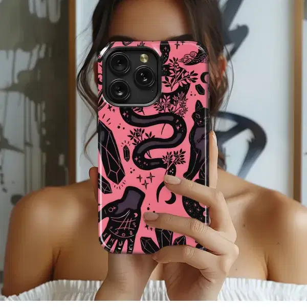 Mystic Serpent Design
 Phone Case iPhone Samsung Cover Pixel 5687 - Image 1
