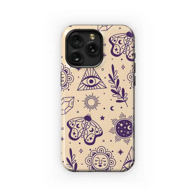 Mystic Symbols Pattern Phone Case iPhone Samsung Cover Pixel 5300