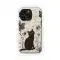 Mystical Cat Moon and Flowers Phone Case iPhone Samsung Cover Pixel 5445 - Image 1