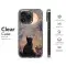 Mystical Night Moon Black Cat Phone Case iPhone Samsung Cover Pixel 3710 - Image 8