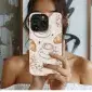 Navy Cherry Blossom Pattern Phone Case iPhone Samsung Cover Pixel 5339 - Image 1