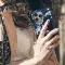 Navy Cherry Blossom Pattern Phone Case iPhone Samsung Cover Pixel 5339 - Image 5