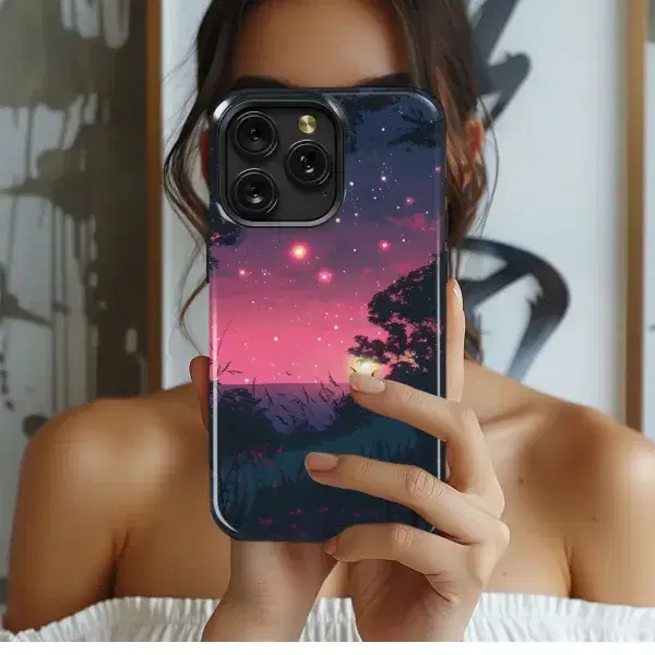 Neon City Night
 Phone Case iPhone Samsung Cover Pixel 5474 - Image 1