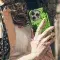 Neon Green with Black Paint Spots Phone Case iPhone Samsung Cover Pixel 3107 - Image 5