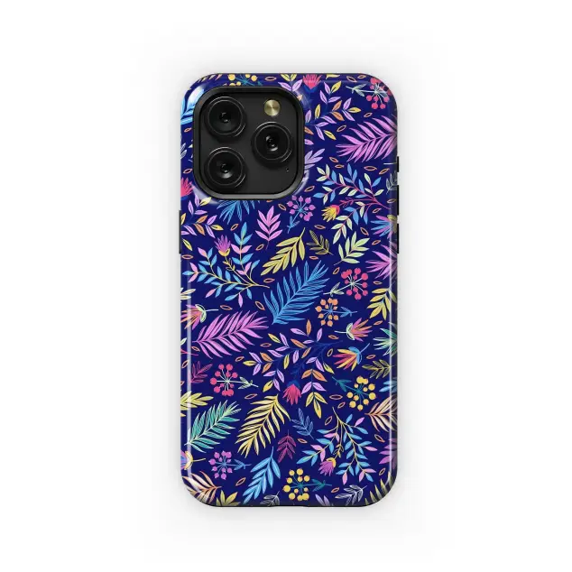 Neon Tropical Bloom Phone Case iPhone Samsung Cover Pixel 5882