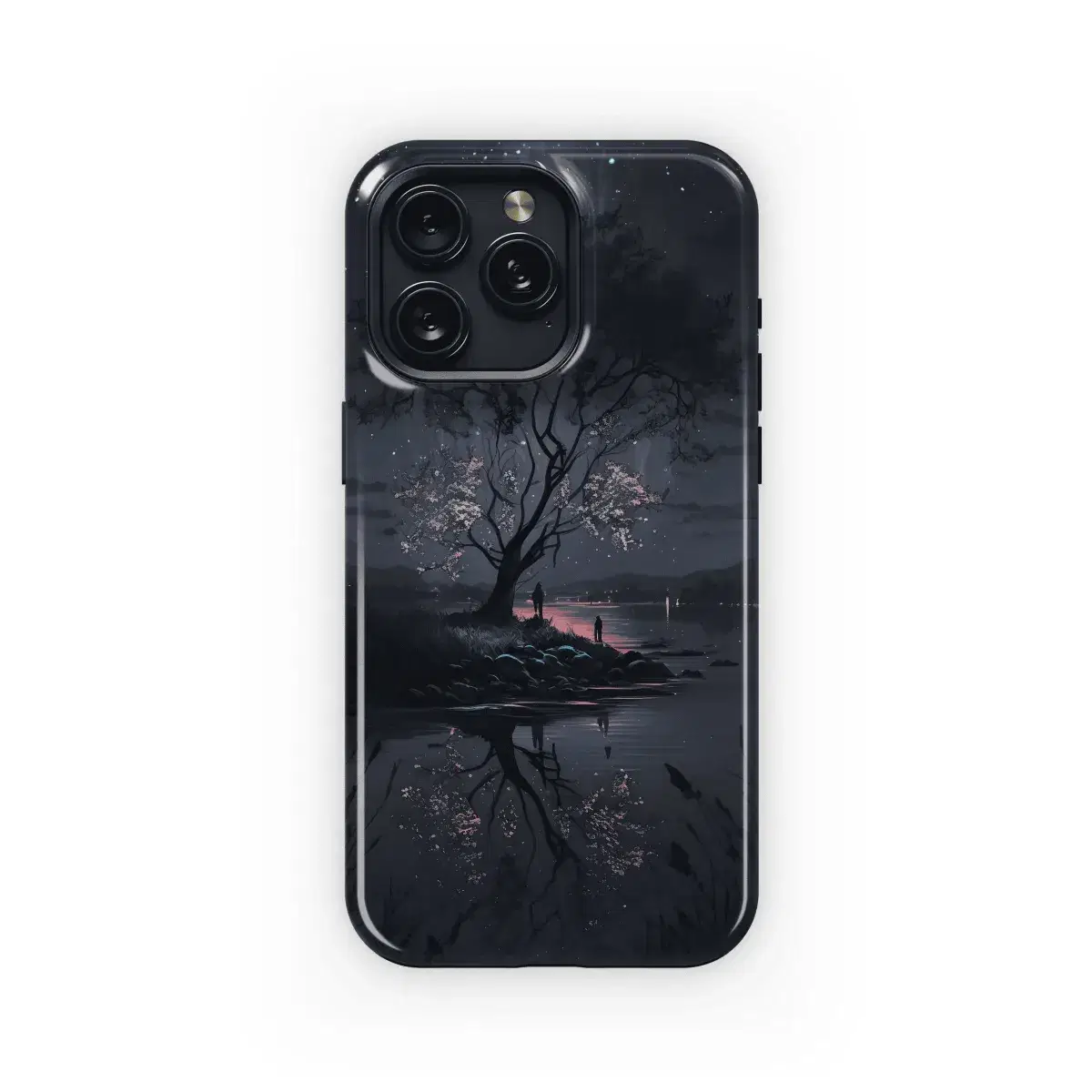 Night Bloom Reflection
 Phone Case iPhone Samsung Cover Pixel 4612 - Image 1