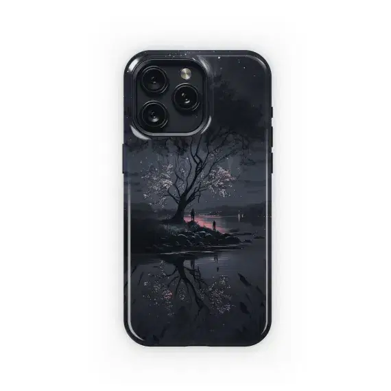 Night Bloom Reflection
 Phone Case iPhone Samsung Cover Pixel 4612 - Image 1