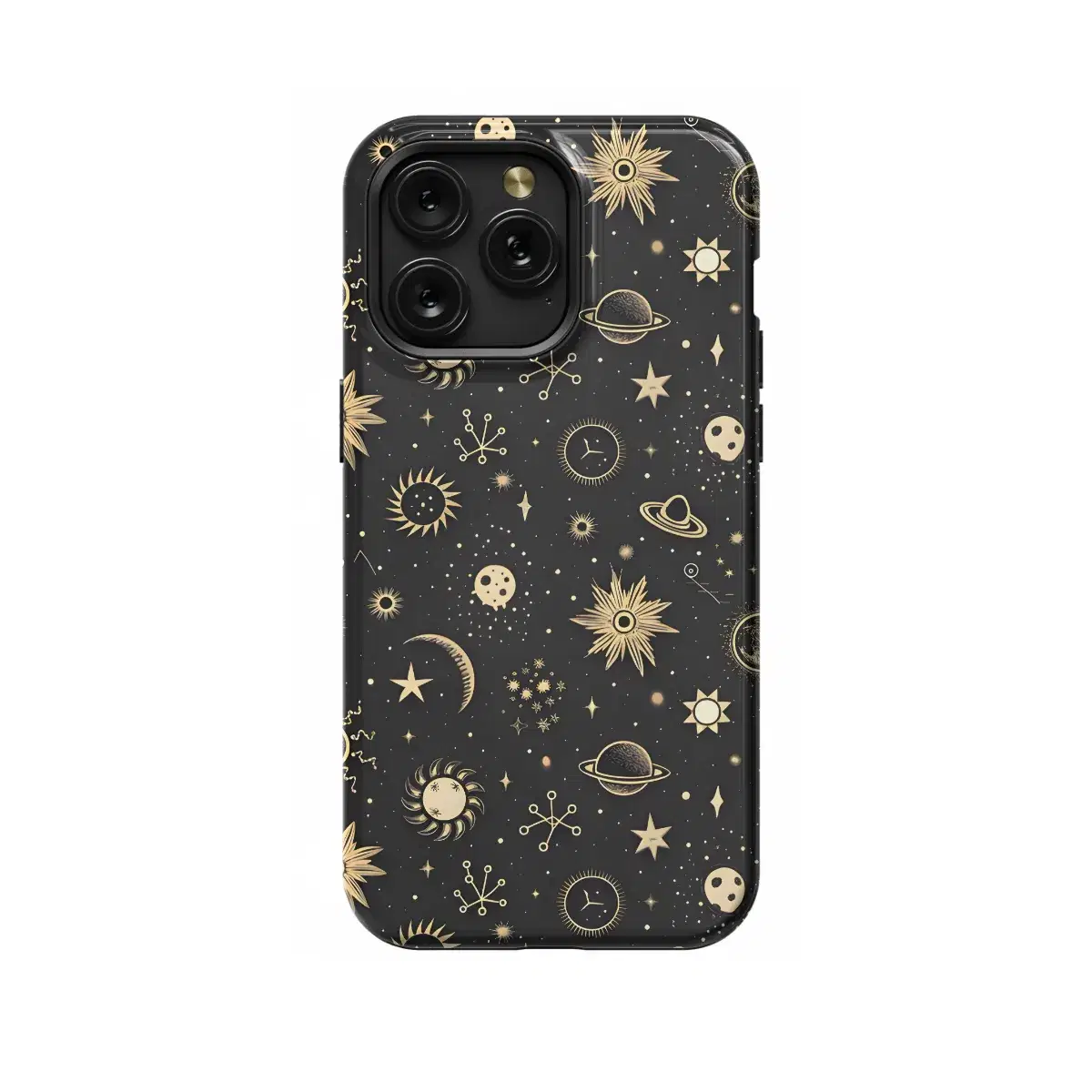 Night Celestial Sky Moon Sun Planets Stars Phone Case iPhone Samsung Cover Pixel 1244 - Image 1