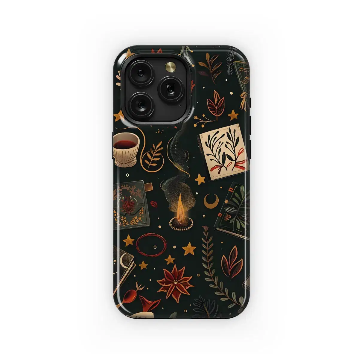 Night Coffe Cozy Celestial Seamless Phone Case iPhone Samsung Cover Pixel 1884 - Image 1