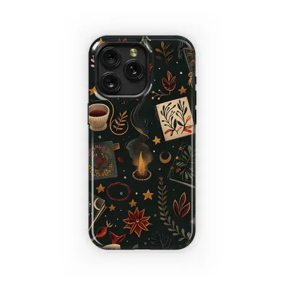 Night Coffe Cozy Celestial Seamless Phone Case iPhone Samsung Cover Pixel 1884 - Image 1