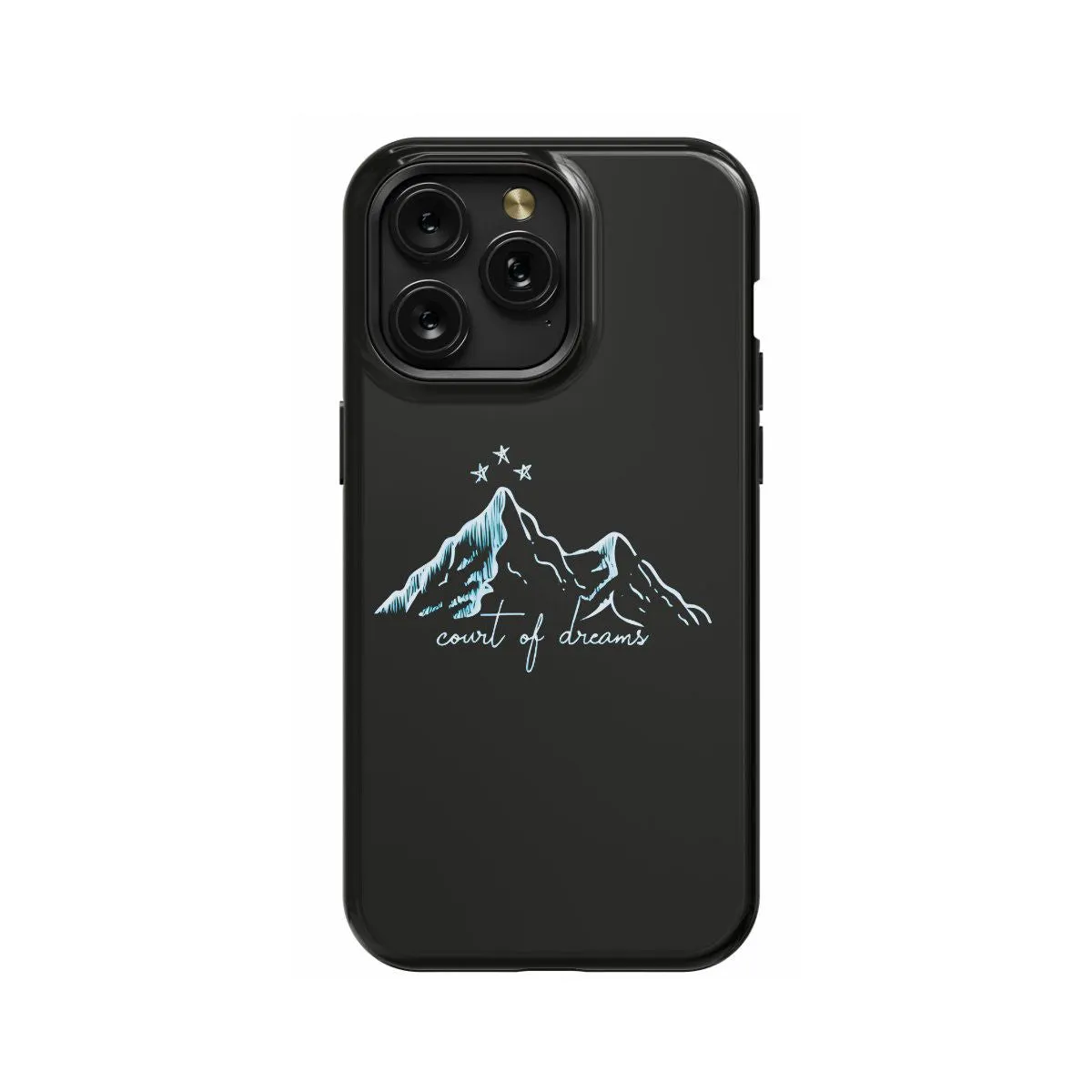 Night Court of Dreams Symbol Acotar Acomaf Velaris Mountain Phone Case iPhone Samsung Pixel & More - Image 1