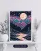 Night Court Print Velaris Acotar Feyre Rhysand Line Art Court of Thorns & Roses Inspired ACOTAR Digital Print Moon Lake Mountain Stars Print - Image 1