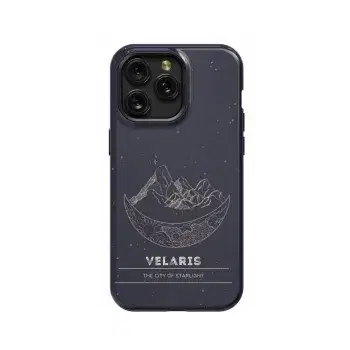 Night Court Symbol Acotar Acomaf Velaris Mountain Stars Phone Case iPhone Samsung Pixel & More #117 - Image 1