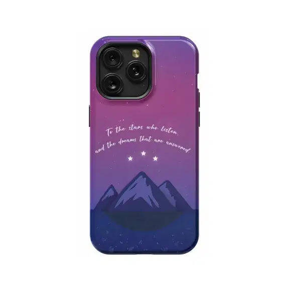 Night Court Symbol Acotar Acomaf Velaris Mountain Stars Phone Case iPhone Samsung Pixel & More #12 - Image 1