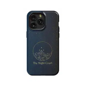 Night Court Symbol Acotar Acomaf Velaris Mountain Stars Phone Case iPhone Samsung Pixel & More #333 - Image 1