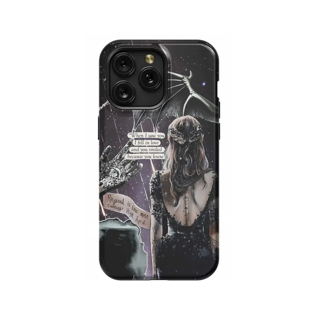 Night Court Symbol Acotar Acomaf Velaris Mountain Stars Phone Case iPhone Samsung Pixel & More #334 - Image 1